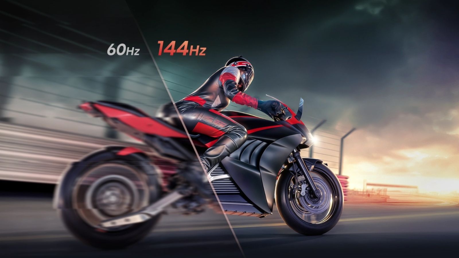 144 Hz in VRR za gladko gibanje