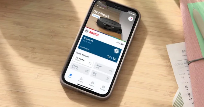 Bosch Home Connect aplikacija: enostaven nadzor z zanesljivo zaščito podatkov.