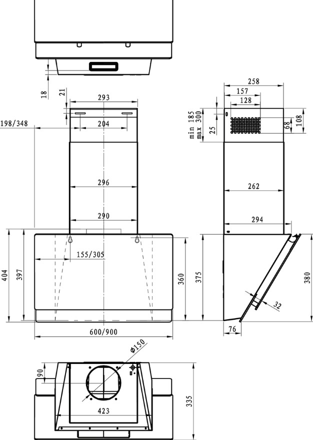 Dekorativna stenska napa Gorenje WHI649EXBG
